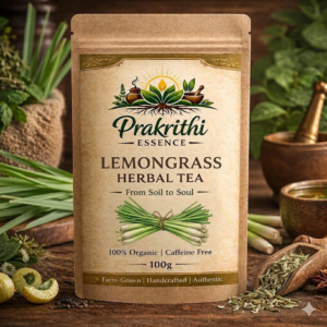 prakrithi essence lemongrass herbal tea – refreshing & detoxifying